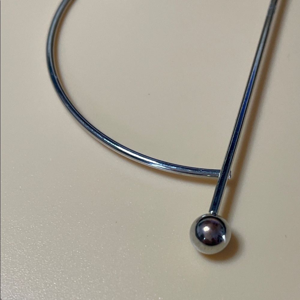 Silver Hoop Earrings - Picture 3 of 8